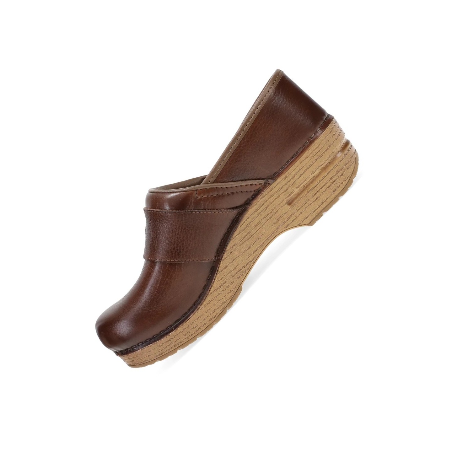 Sabot Bouclé Pearson Professionnel Brown Waxy Milled par Dansko