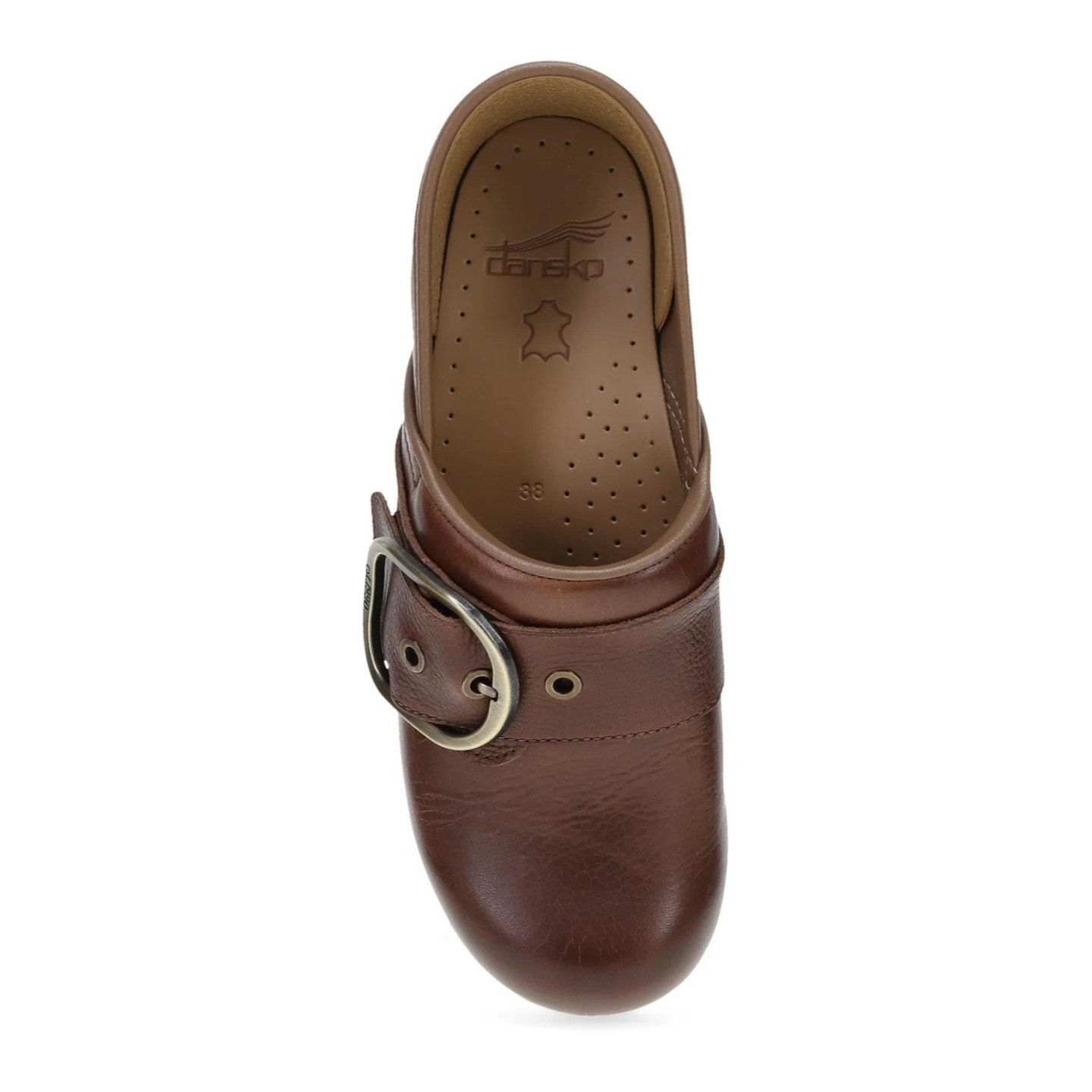 Sabot Bouclé Pearson Professionnel Brown Waxy Milled par Dansko