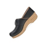 Pearson Black Tumbled Buckled Professional Clog by Dansko