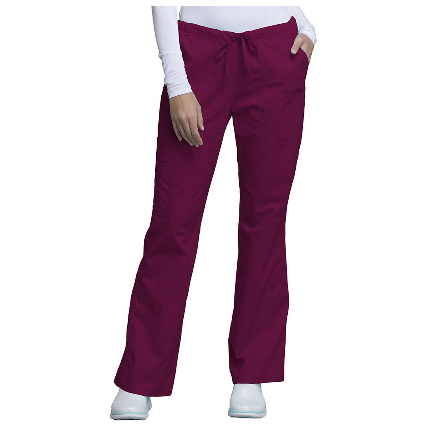 4044 Workwear Core Stretch Pantalon a Jambe Évasée de Cherokee