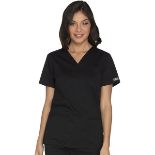 WW630 Workwear Core Stretch 3 Pocket V-Neck Top by Cherokee