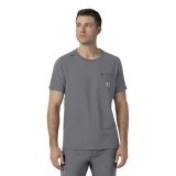 C16510 Carhartt Force Cross-Flex Men's Crew Neck Scrub Top