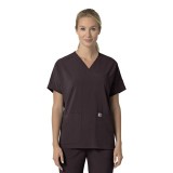 C13110 Carhartt Force Cross-Flex Haut à Coupe Carrée Moderne pour Femmes