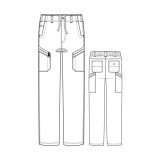 C56418 Pantalon Carhartt Ripstop Rugged Flex à jambe droite pour hommes avec poches cargo