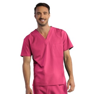 1706 RED PANDA Unisex V-Neck Top (Men's View)