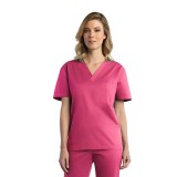 1706 Red Panda Unisex V-Neck Top by Maevn 