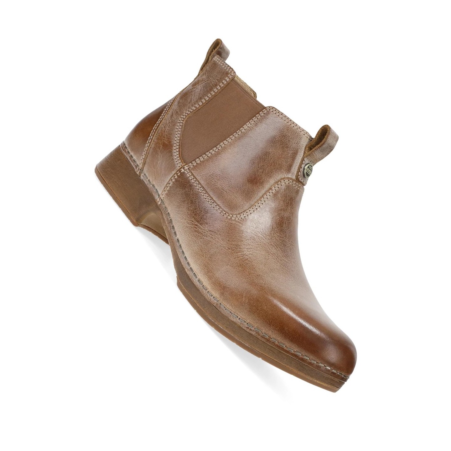 Michele Tan Waxy Brush Off Boot for Women by Dansko