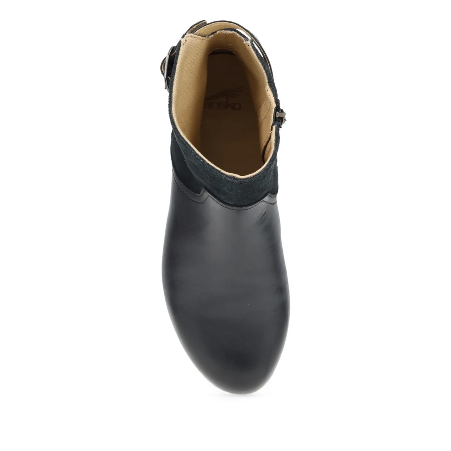 Monique Black Burnished Calf Boot for Women by Dansko