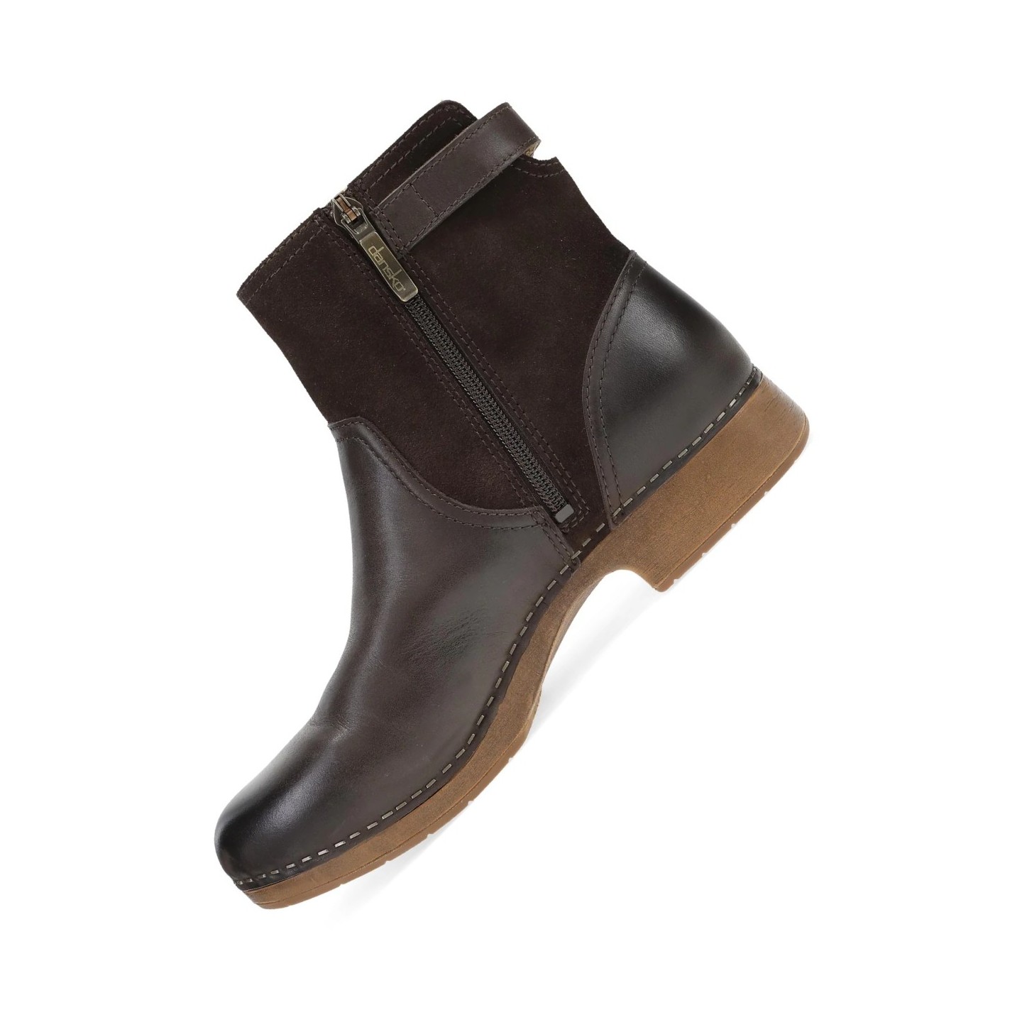Monique Chocolate Burnished Calf Botte pour Femmes par Dansko
