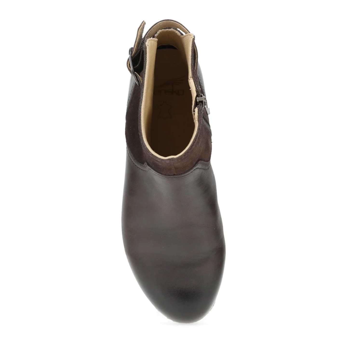 Monique Chocolate Burnished Calf Botte pour Femmes par Dansko