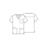 CK691 Haut Unisexe à 4 Poches Imprimé par Cherokee - Dabbling In Paint