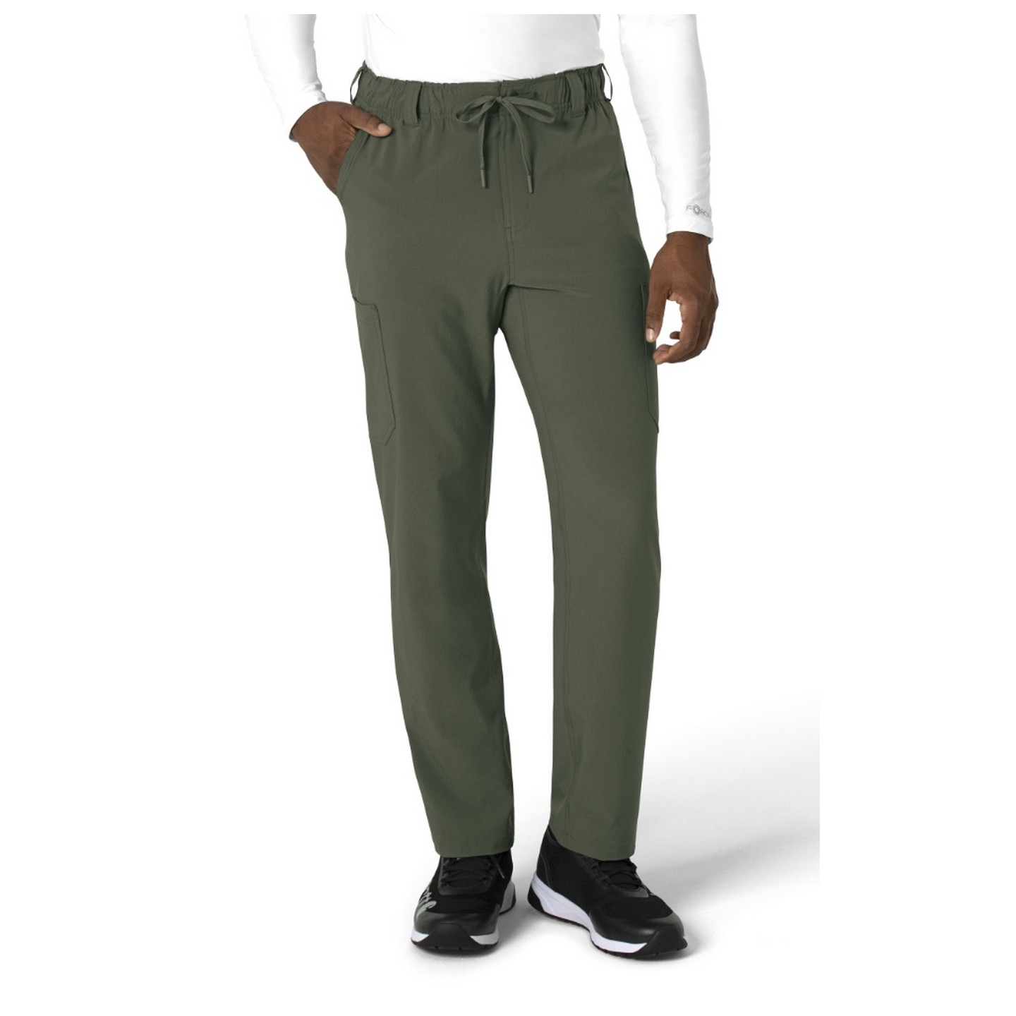 C56410 Carhartt Cross-Flex Men's Straight Leg 7 Pocket Scrub Pants