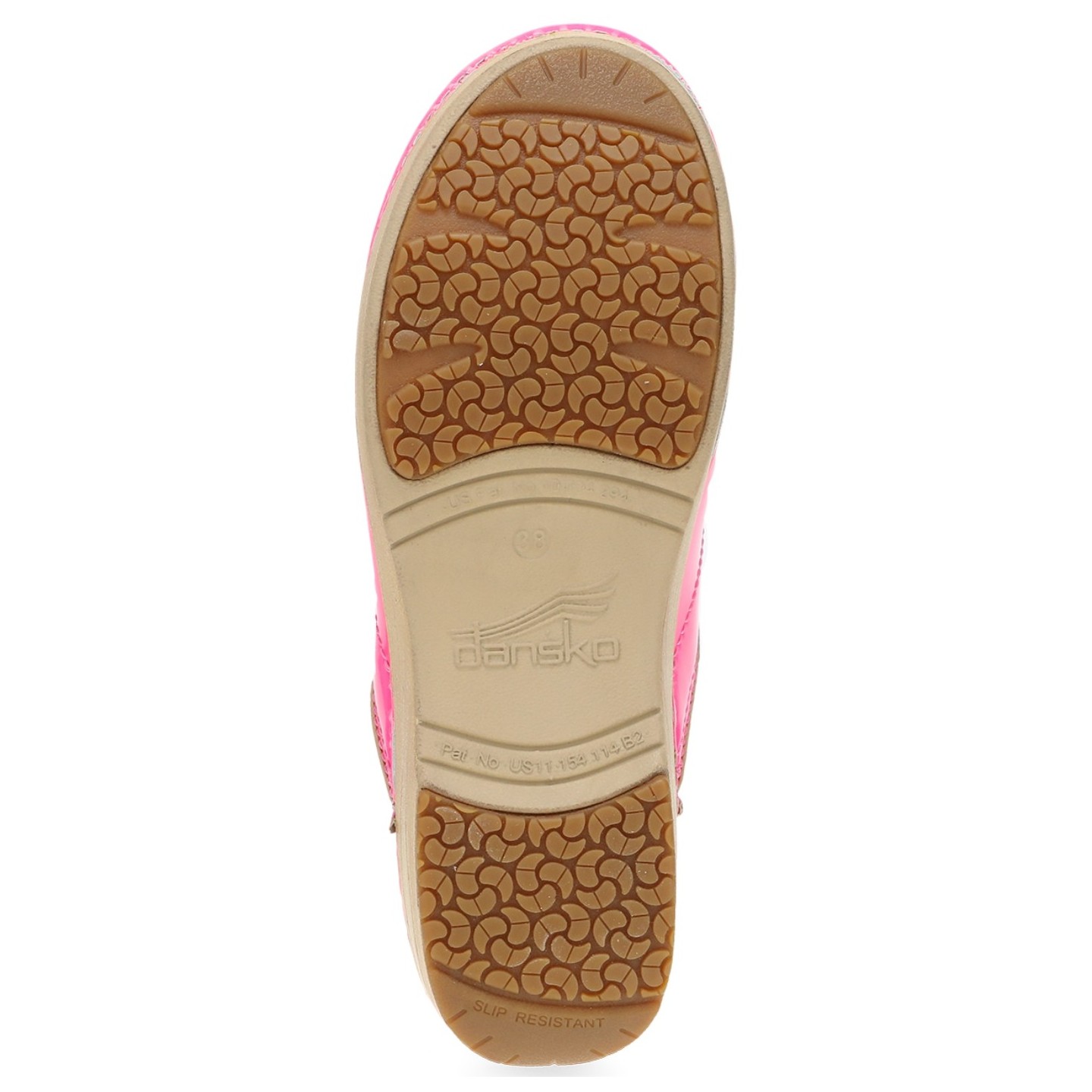 XP 2.0 Pink Neon Patent Sabot Antidérapante pour Femmes par Dansko