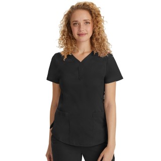 2167 Healing Hands Purple Label Jane Y-Neck Top