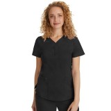 2167 Healing Hands Purple Label Jane Y-Neck Top