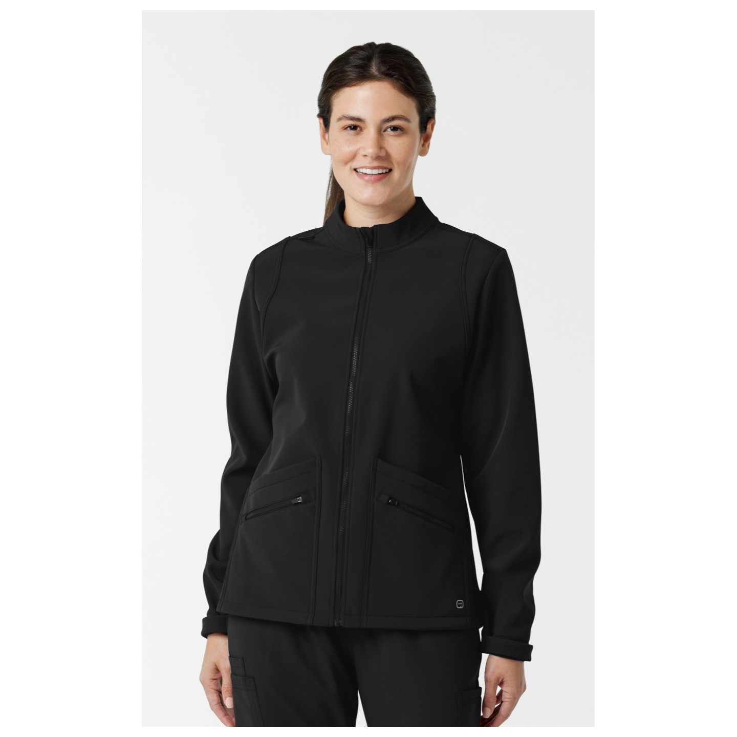 8509 Layers Water Resistant Soft Shell Scrub Jacket by WINK