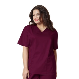 101 Women’s WonderWORK Classic Fit and True-Plus Fit V-neck Scrub Top