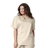 101 Women’s WonderWORK Classic Fit and True-Plus Fit V-neck Scrub Top