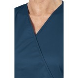 102 WonderWork Mock Wrap Scrub Top