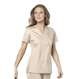 102 WonderWork Mock Wrap Haut gommage