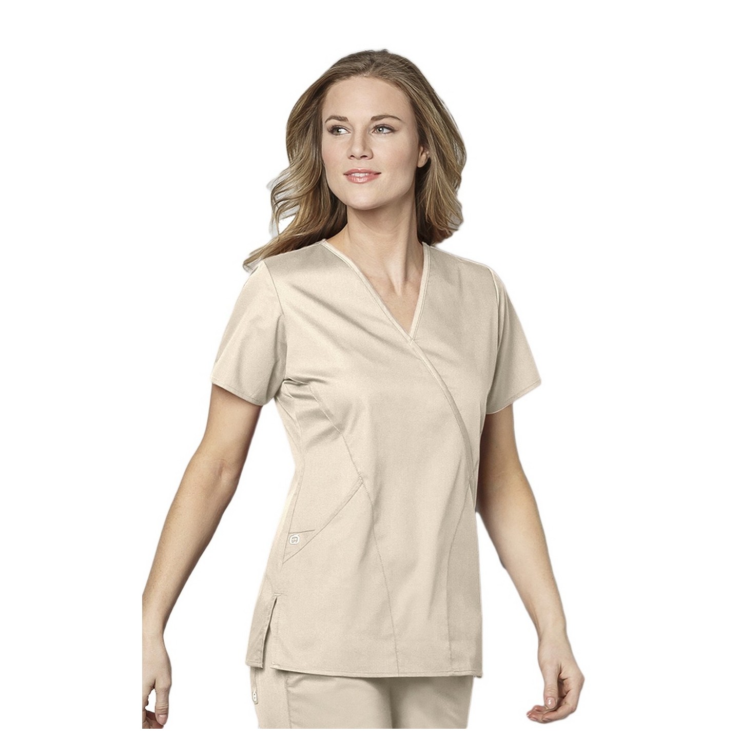 102 WonderWork Mock Wrap Haut gommage