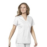 102 WonderWork Mock Wrap Haut gommage