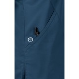 102 WonderWork Mock Wrap Scrub Top