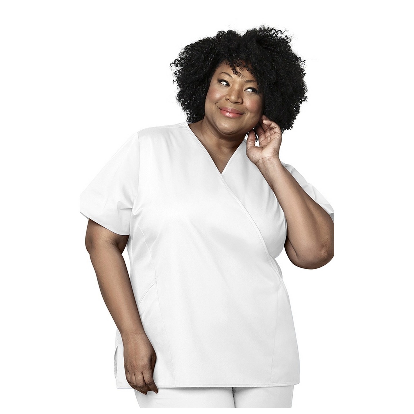 102 WonderWork Mock Wrap Haut gommage