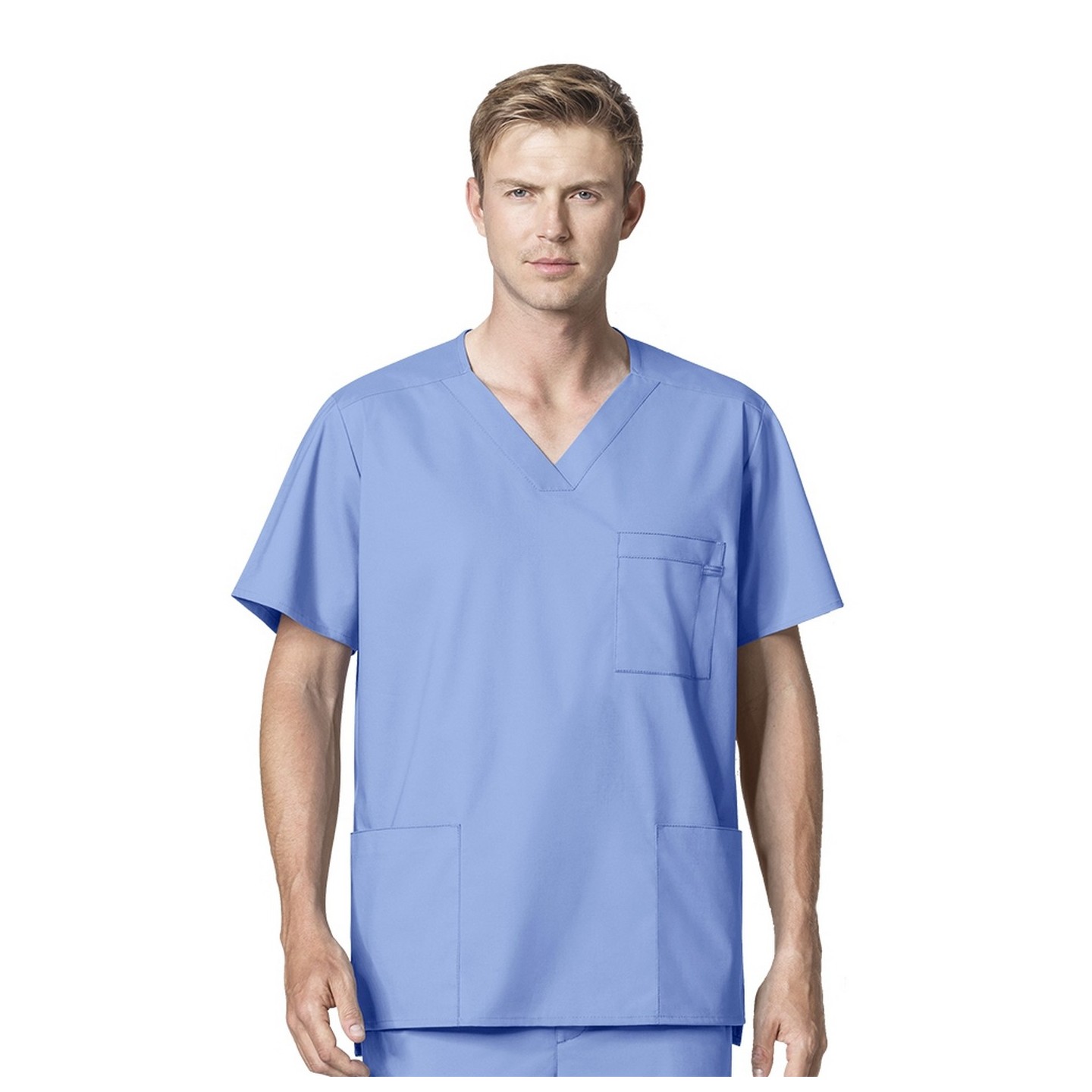 103 WonderWORK Men’s V-Neck Scrub Top