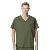 103 WonderWORK Men’s V-Neck Scrub Top
