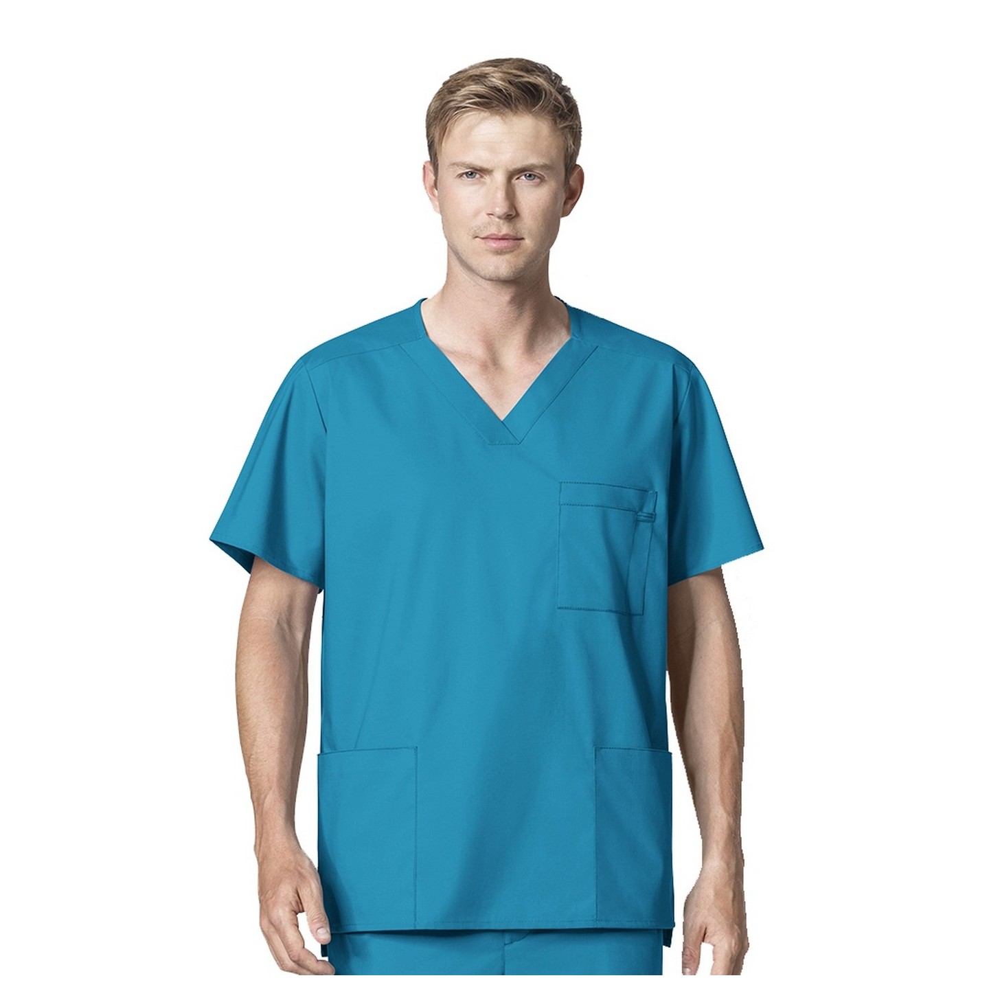 103 WonderWORK Men’s V-Neck Scrub Top
