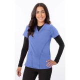 18-1060 Greentown Zinnia Stretch Double Pocket Scrub Top