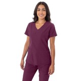 18-1064 Greentown Zinnia Four-way Stretch Fabric With Sweetheart Neck