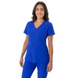 18-1064 Haut d’uniform Greentown avec étirement à quatre-sens et encolure Sweetheart