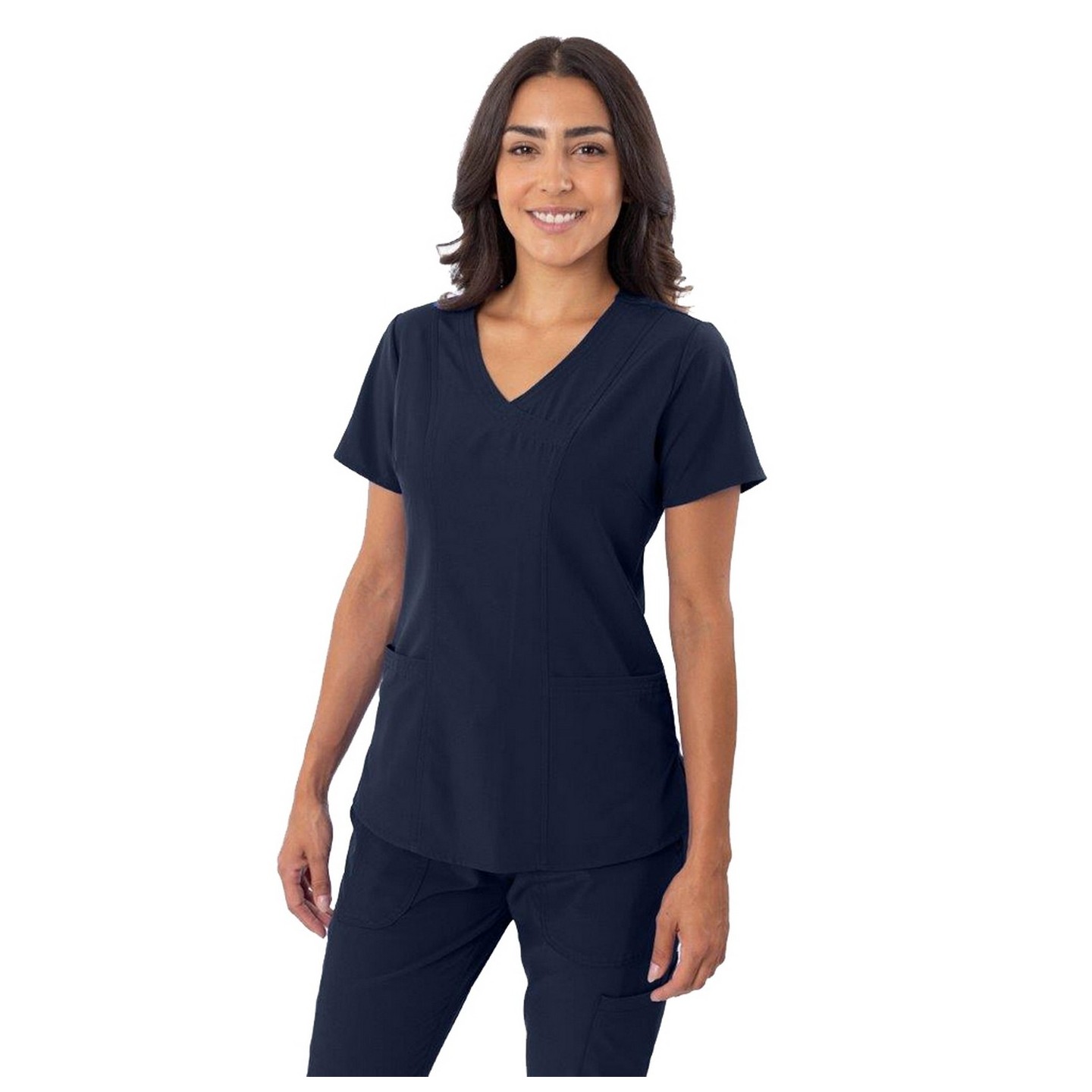 18-1064 Greentown Zinnia Four-way Stretch Fabric With Sweetheart Neck