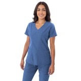 18-1064 Haut d’uniform Greentown avec étirement à quatre-sens et encolure Sweetheart