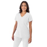 18-1064 Haut d’uniform Greentown avec étirement à quatre-sens et encolure Sweetheart