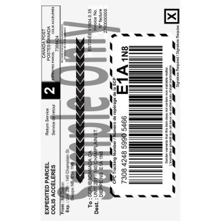 Flat Rate Shipping Label $6.50