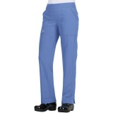 727 Koi Mariposa Maddi Elastic Waist Scrub Pants - True Ceil