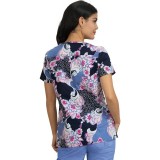 *FINAL SALE 324PR koi Stretch Tanya Top - Romantic Floral