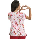 *FINAL SALE 391PR koi Kelby Top - Hearts & Roses