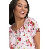 *FINAL SALE 391PR koi Kelby Top - Hearts & Roses