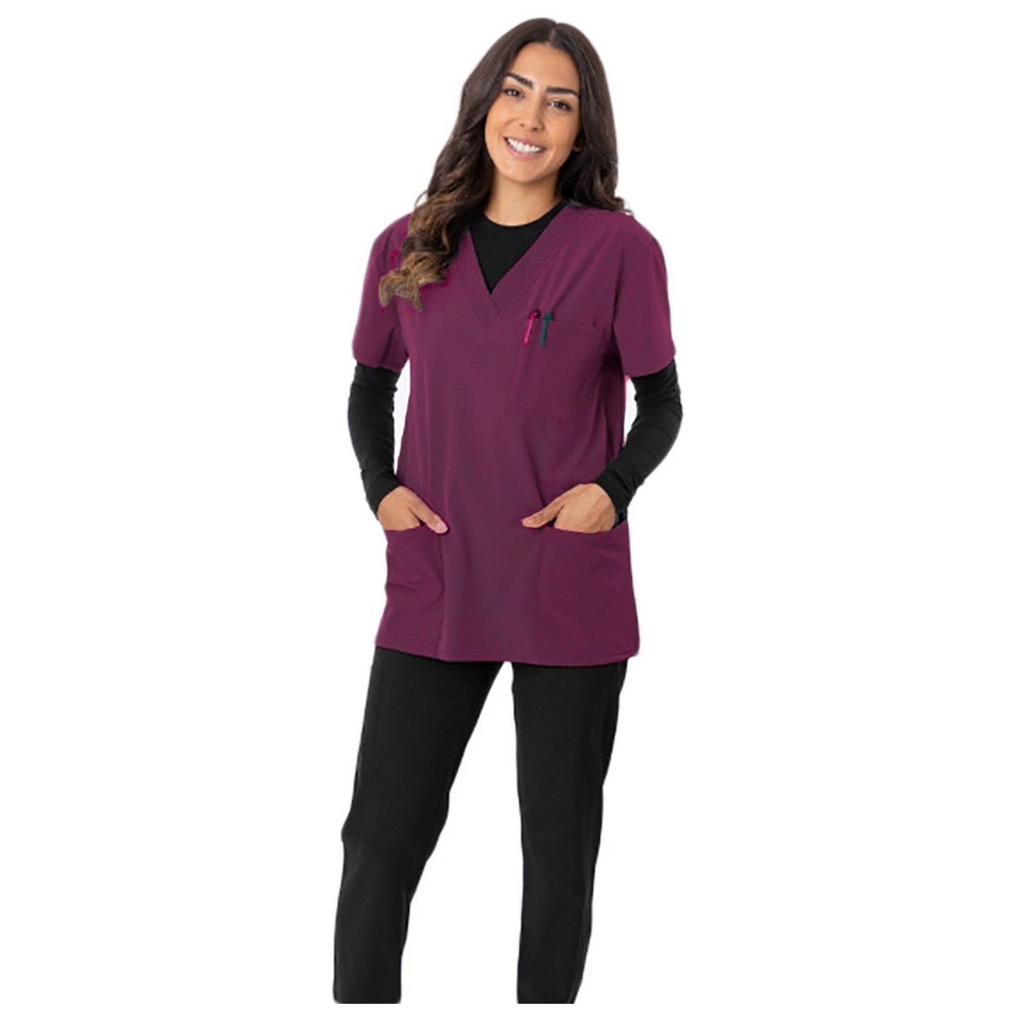 Style 18-1062A Zinnia Unisex Top by Greentown