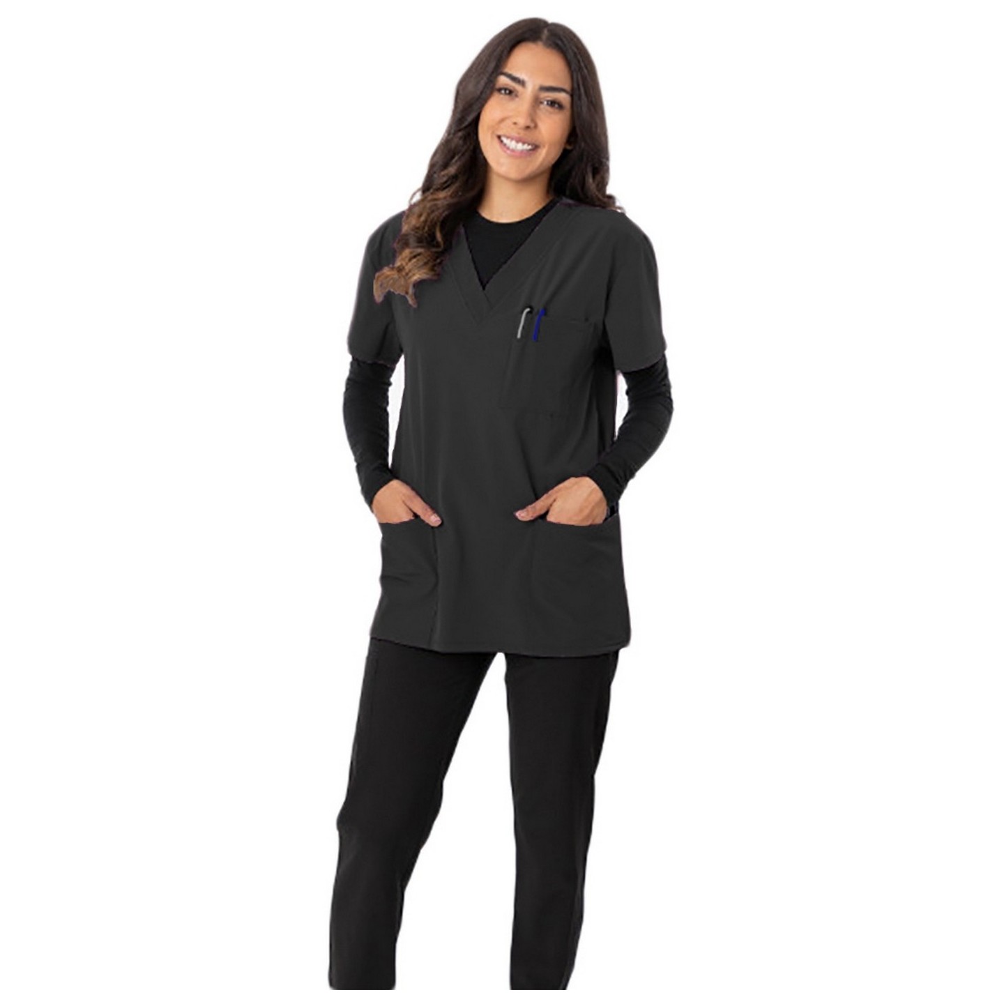 Style 18-1062A Zinnia Unisex Top by Greentown