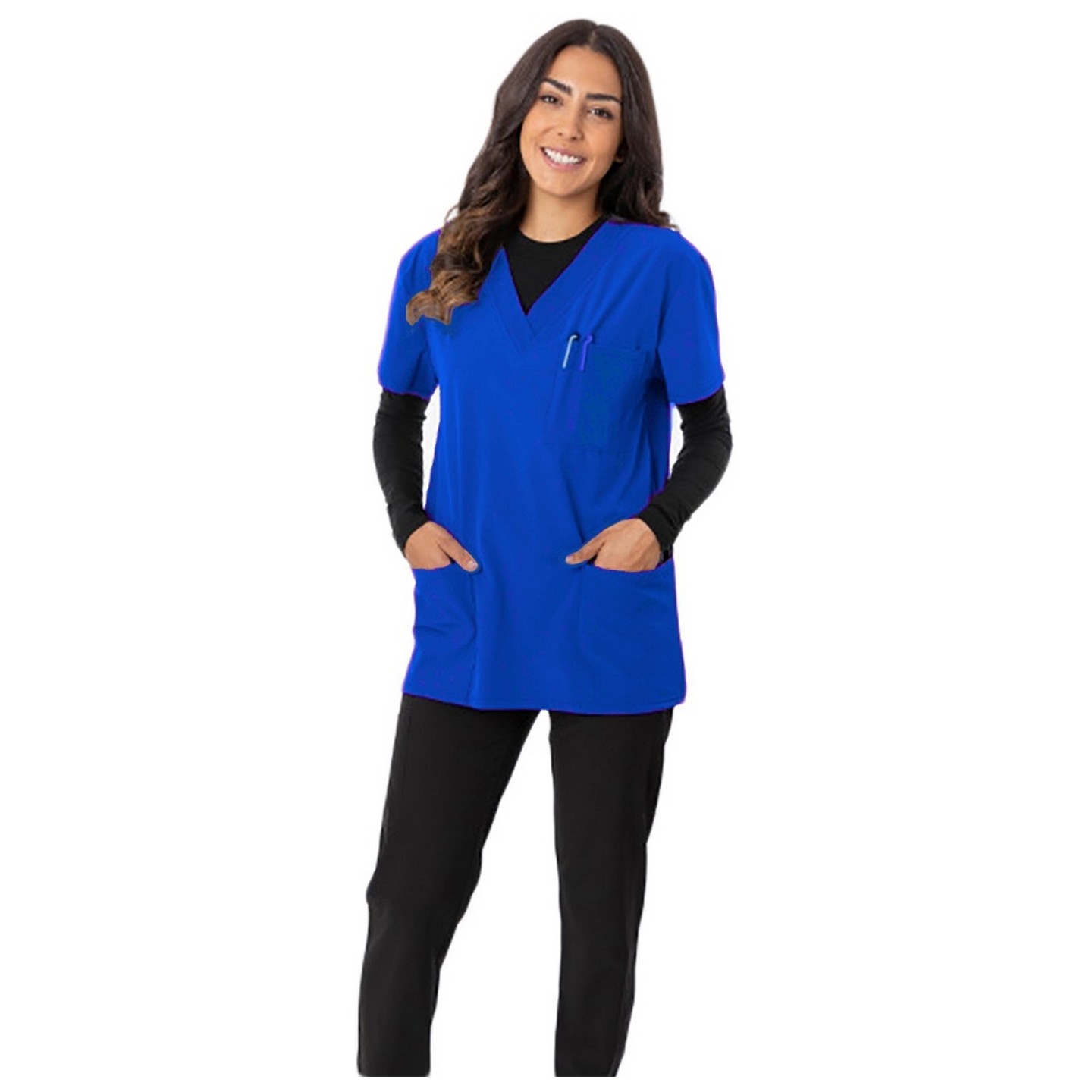 Style 18-1062A Haut unisexe Zinnia de Greentown