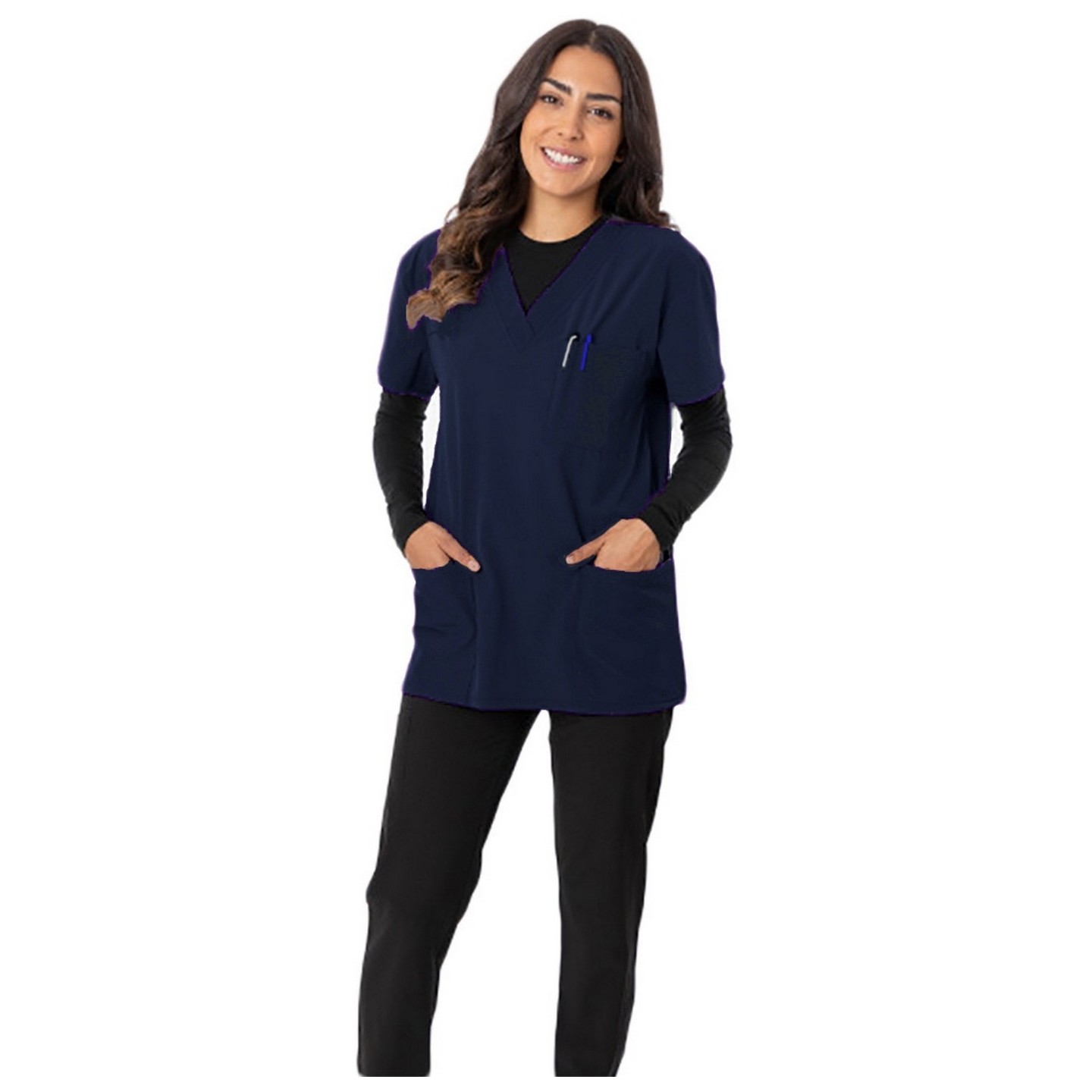 Style 18-1062A Haut unisexe Zinnia de Greentown