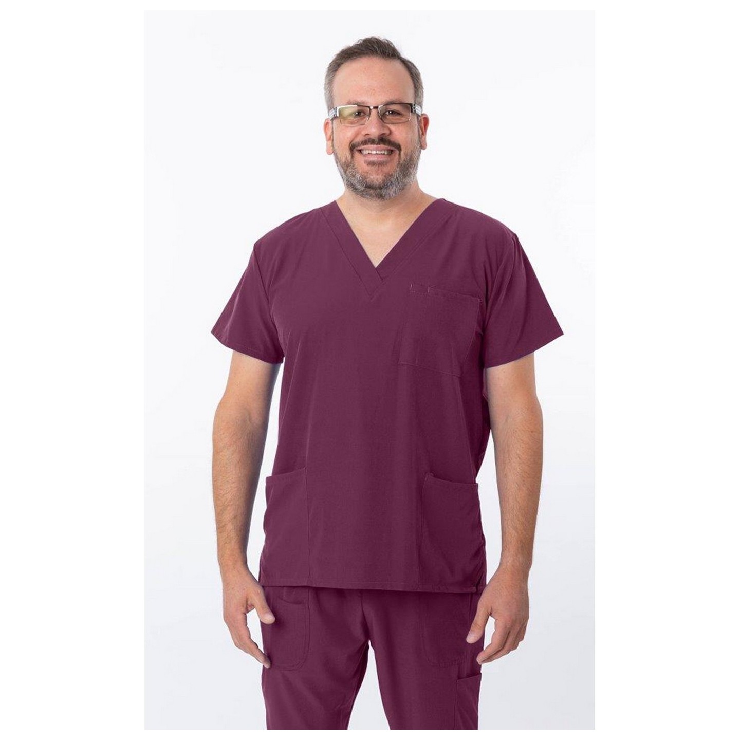 Style 18-1062A Haut unisexe Zinnia de Greentown