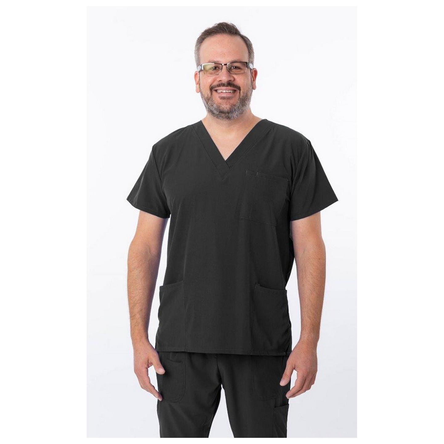 Style 18-1062A Haut unisexe Zinnia de Greentown