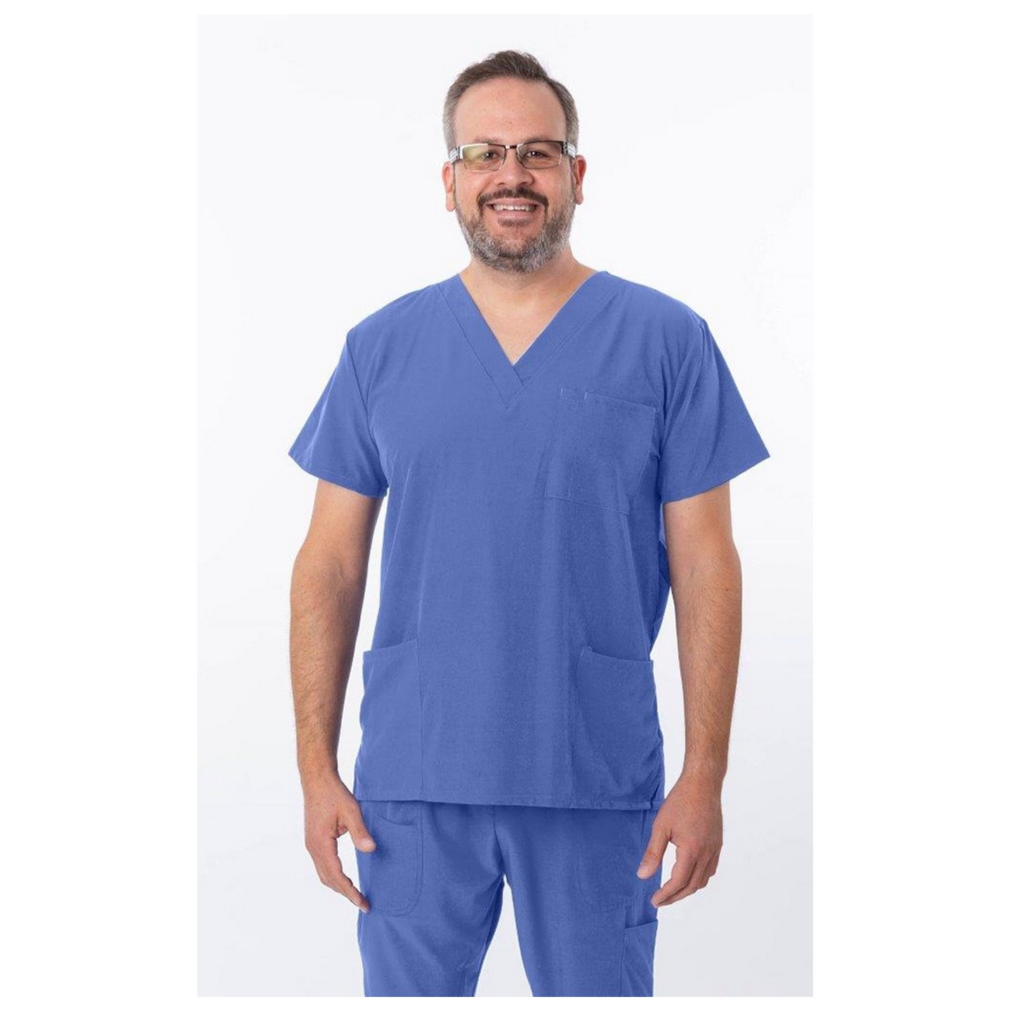 Style 18-1062A Haut unisexe Zinnia de Greentown