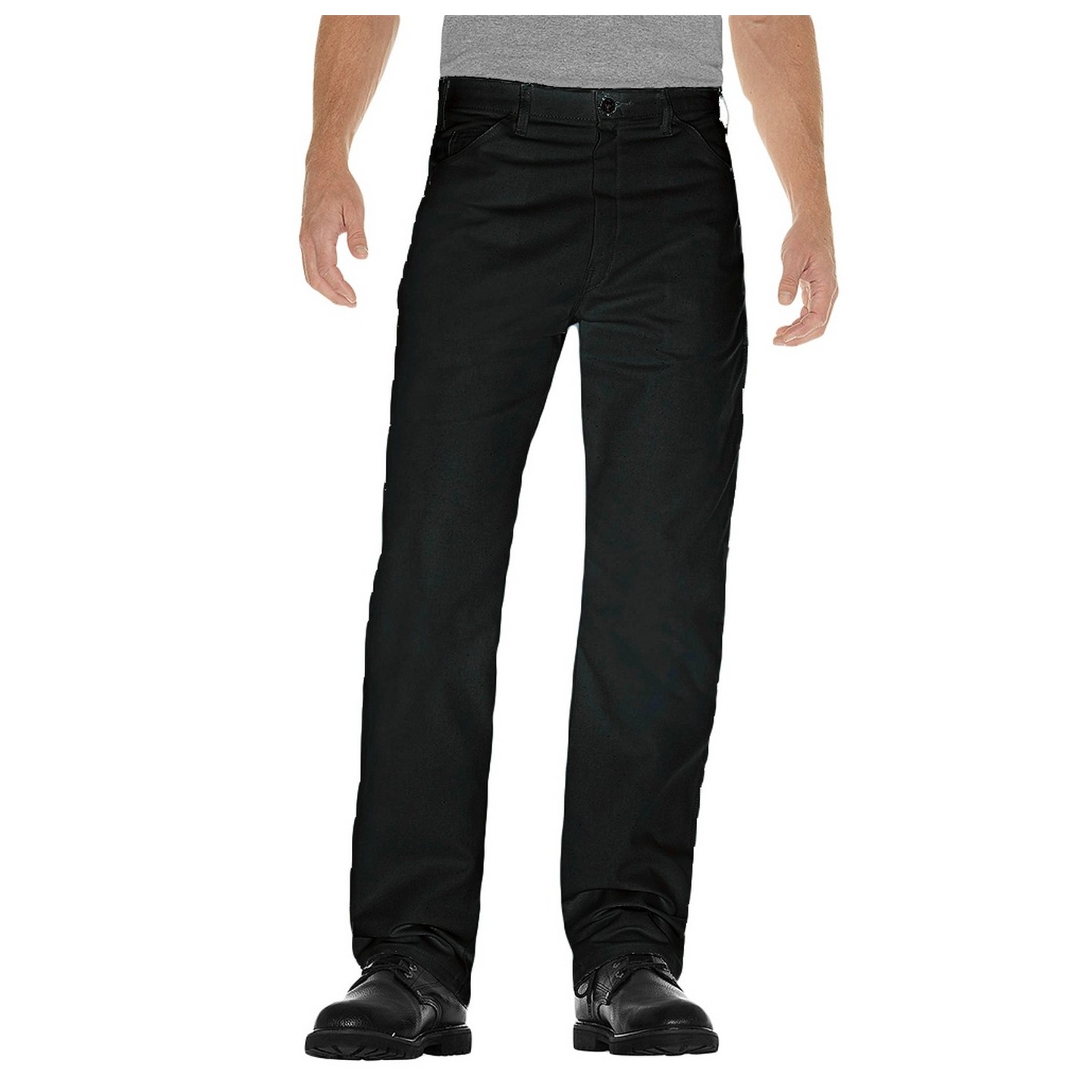 34P MOBB Flat Front Black Pant